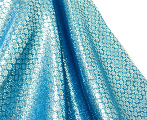 blue rust metalic fabric|shiny metallic fabric by the yard.